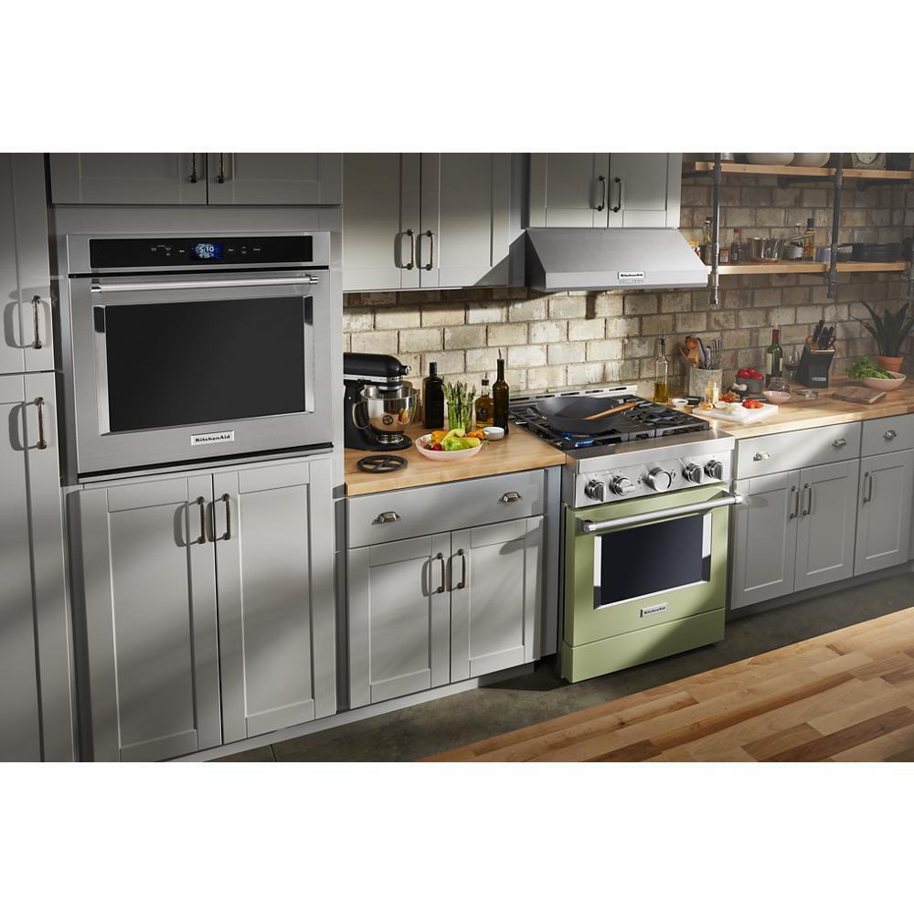 KitchenAid® 30'' Smart Commercial-Style Gas Range with 4 Burners