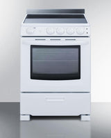 24" Wide Electric Smooth-top Range