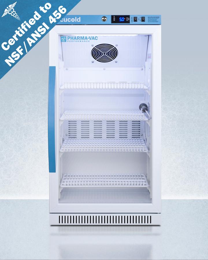 2.83 CU.FT. ADA Height Vaccine Refrigerator, Certified To Nsf/ansi 456 Vaccine Storage Standard