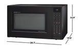 Sharp 1.5 cu. ft. 900W Black Convection Countertop Microwave Oven