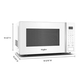 0.7 cu. ft. White Countertop Microwave With Steam Clean - 700 watt