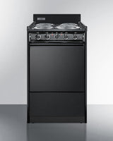 20" Wide Electric Coil Range