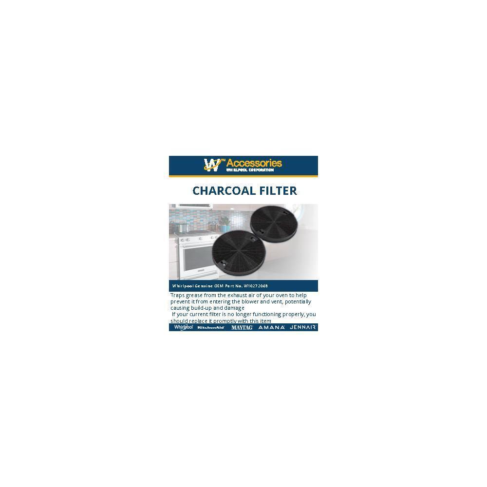 Range Hood Replacement Charcoal Filter, 2-Pack