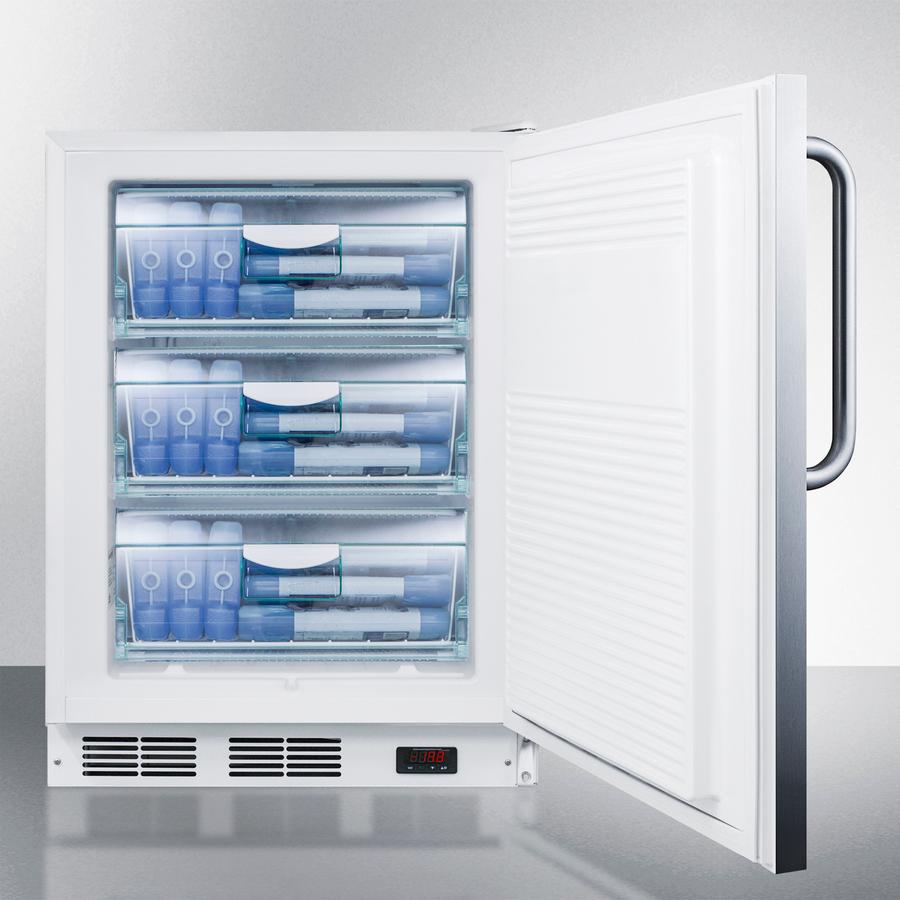 24" Wide Built-in All-freezer, ADA Compliant