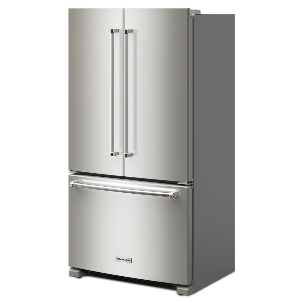 20 cu. ft. 36-Inch Width Counter-Depth French Door Refrigerator with Interior Dispense