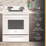 4.8 Cu. Ft. Whirlpool® Electric Range with Frozen Bake™ Technology