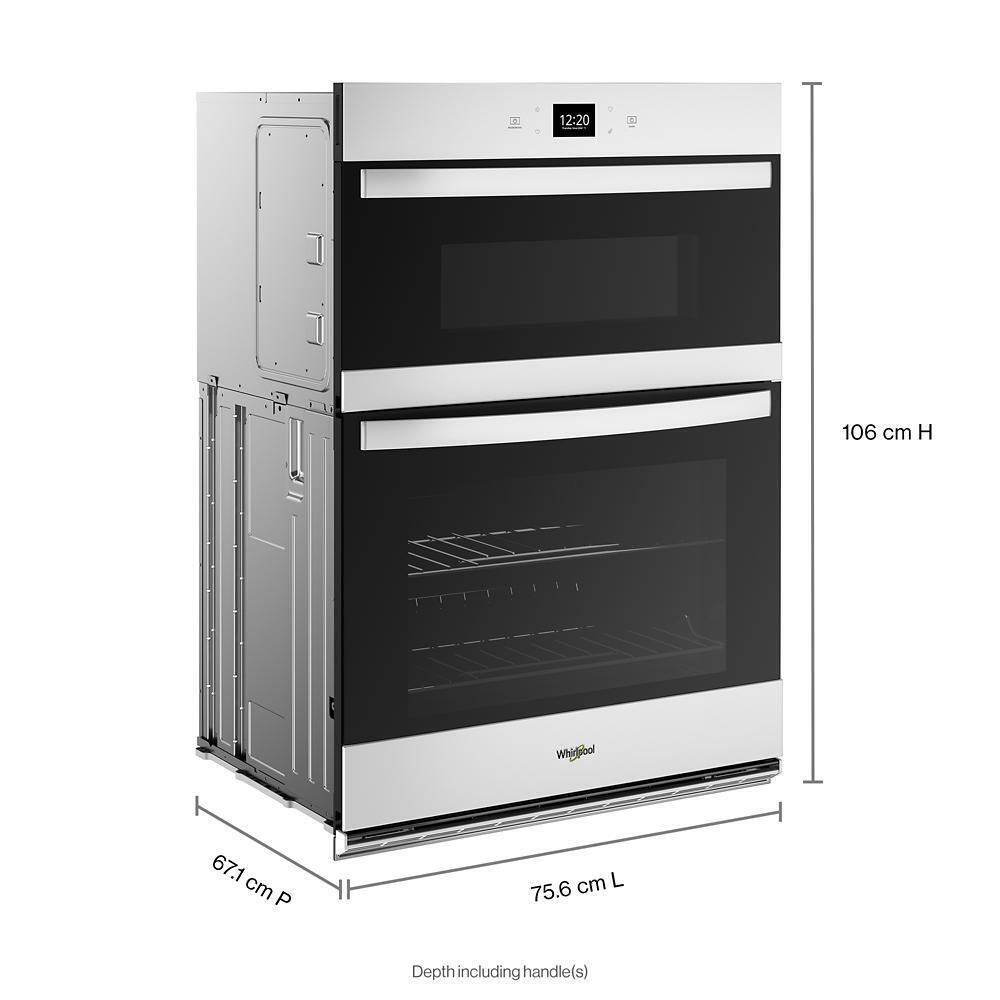 6.4 Total Cu. Ft. Combo Wall Oven with Air Fry When Connected