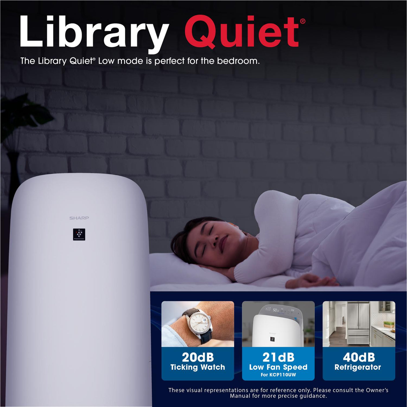 Sharp Smart Plasmacluster Ion Air Purifier with True HEPA + Humidifier for Extra Large Rooms