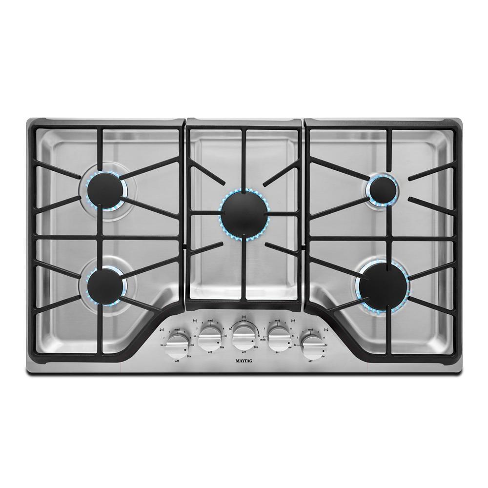 36-inch Wide Gas Cooktop with DuraGuard™ Protective Finish