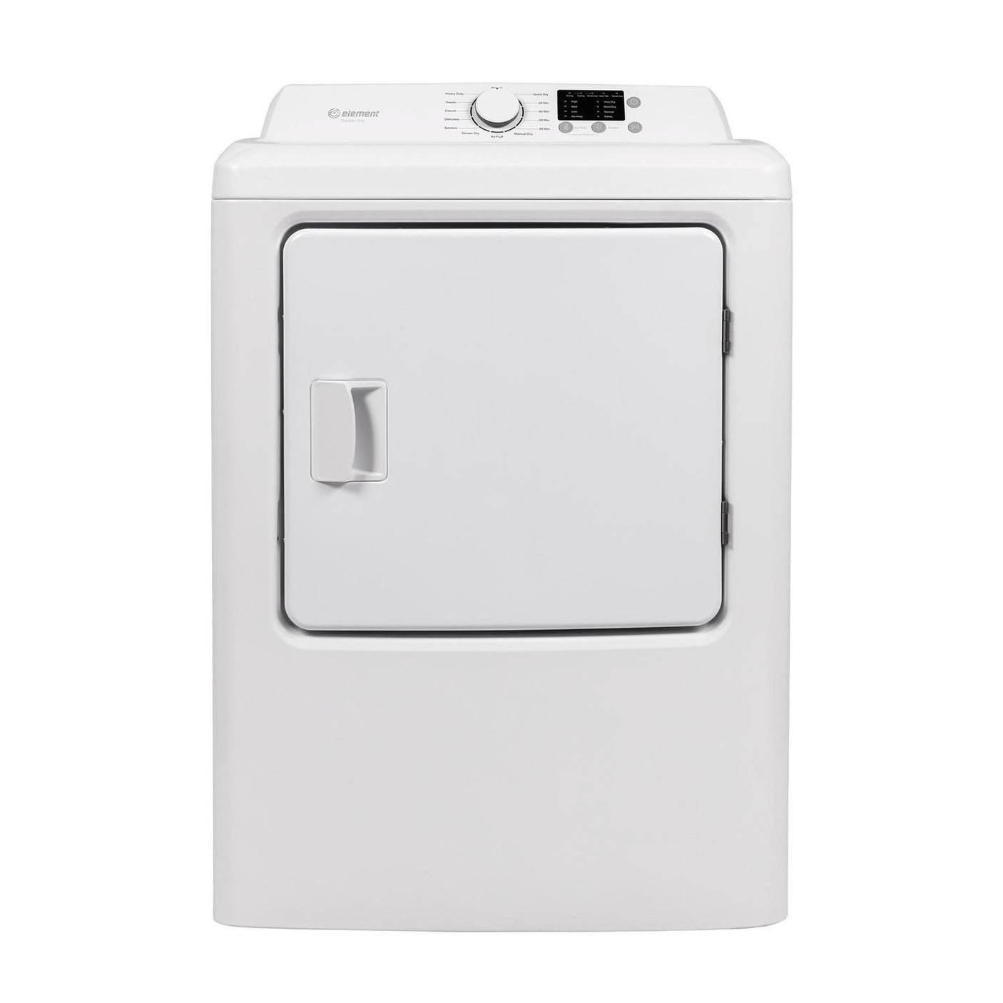 Element Electronics 6.7 cu. ft. Front Load Gas Dryer - White (EATDG2767CW)