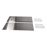 Backguard with Shelf - 36" Stainless Steel