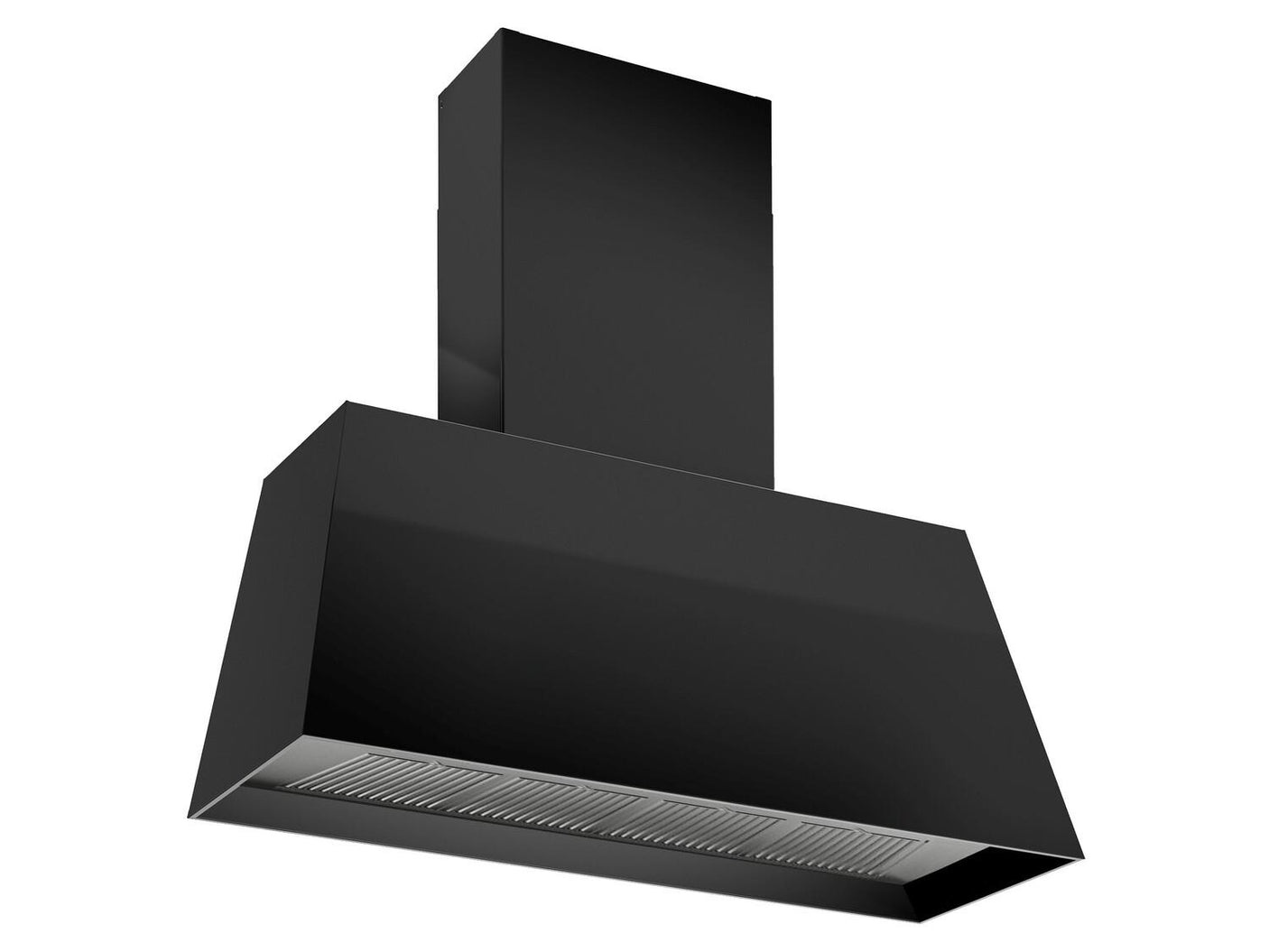 48" Modern Canopy Hood 600 CFM Black