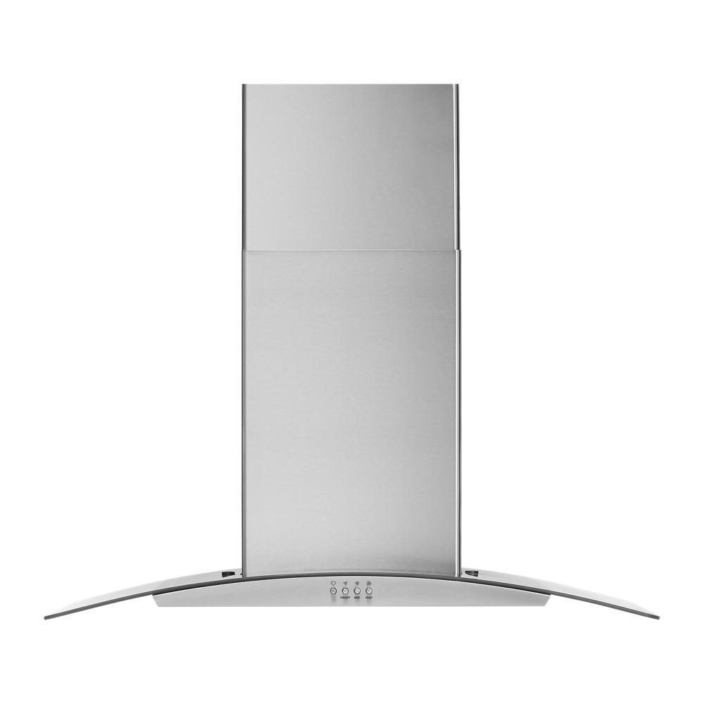 36" Curved Glass Wall Mount Range Hood