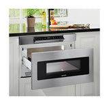 30 in. 1.2 cu. ft. 950W Sharp Stainless Steel Microwave Drawer Oven