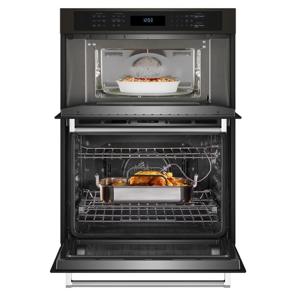 KitchenAid® 27" Combination Microwave Wall Ovens with Air Fry Mode.