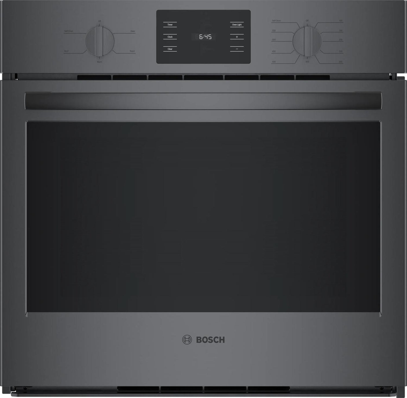 500 Series Single Wall Oven 30" Black Stainless Steel