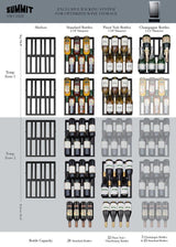 18" Wide Built-in Wine Cellar, ADA Compliant