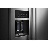 22.6 cu ft. Counter-Depth Side-by-Side Refrigerator with Exterior Ice and Water and PrintShield™ finish