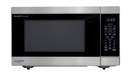 Sharp 2.2 cu. ft. 1200W Stainless Steel Countertop Microwave Oven with Inverter Technology