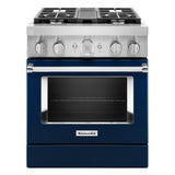 KitchenAid® 30'' Smart Commercial-Style Dual Fuel Range with 4 Burners