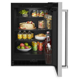 24" Undercounter Refrigerator with Stainless Steel Door