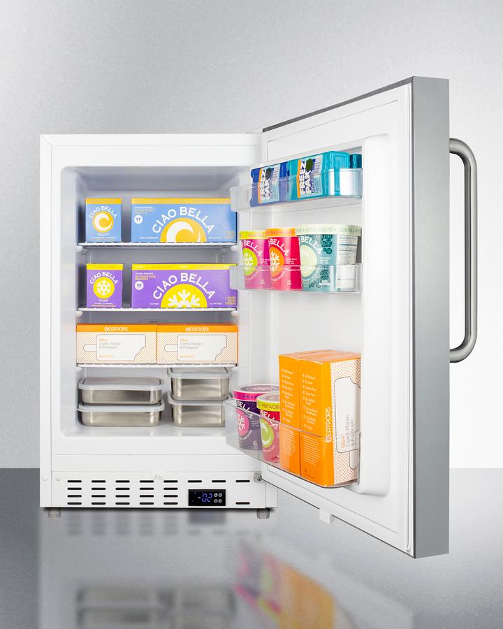 21" Wide Built-in All-freezer, ADA Compliant