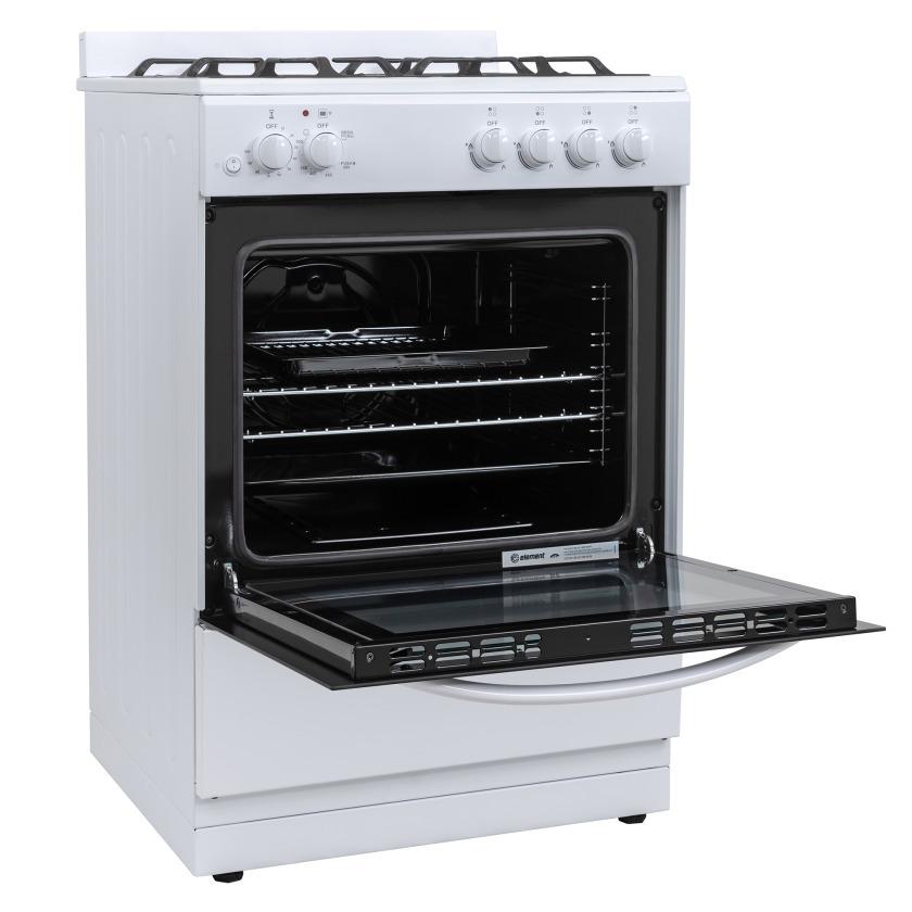 Element Electronics 24" Gas Range (EGR244MCCW)