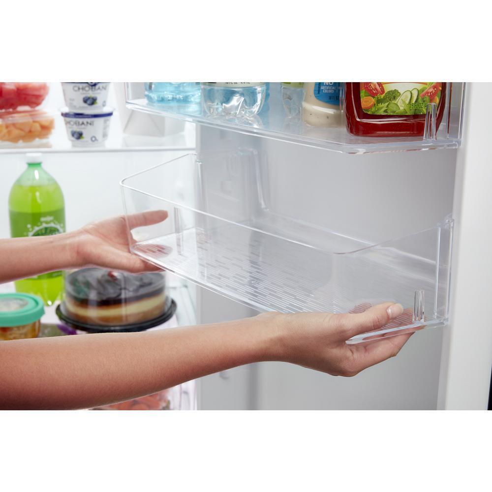 33-inch Side-by-Side Refrigerator with Dual Pad External Ice and Water Dispenser