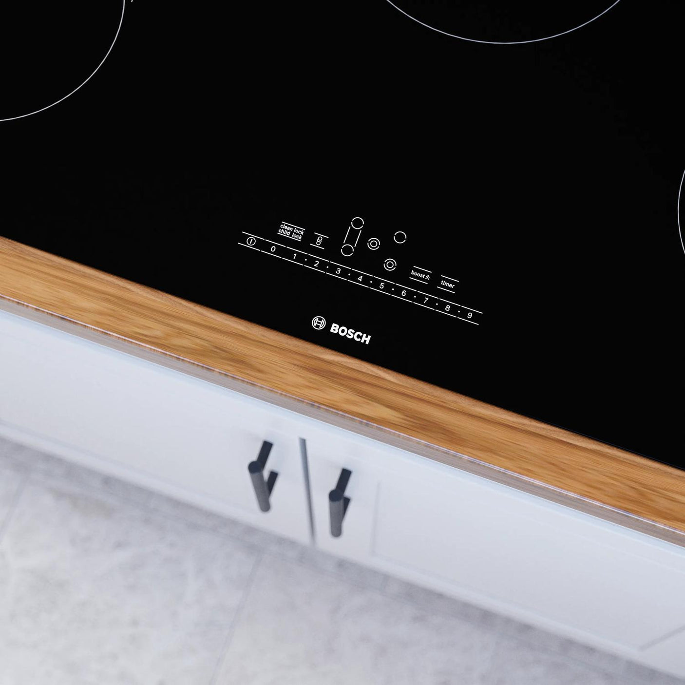 800 Series Electric Cooktop 36 Black, Without Frame