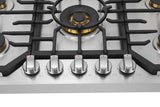 ROBAM ROBAM-G515 36-in 5 Burners Stainless Steel Gas Cooktop