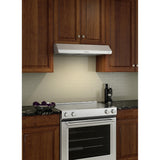 **DISCONTINUED** Broan® 30-Inch Convertible Under-Cabinet Range Hood, 300 Max Blower CFM, Stainless Steel