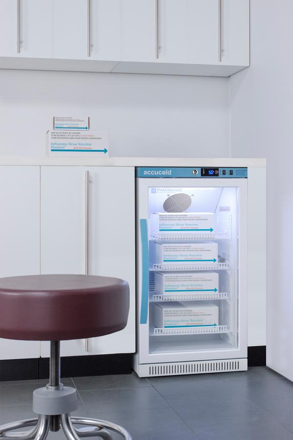 2.83 CU.FT. Vaccine Refrigerator, ADA Height