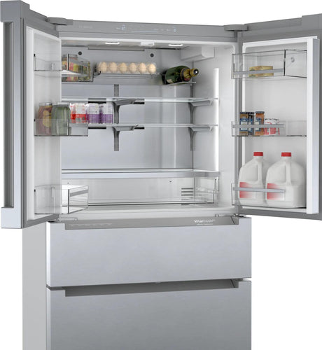 800 Series French Door Bottom Mount Refrigerator 36" Stainless steel (with anti-fingerprint)