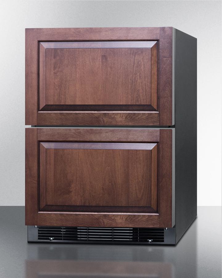 24" Wide Panel-ready 2-drawer Refrigerator-freezer (panel Not Included)