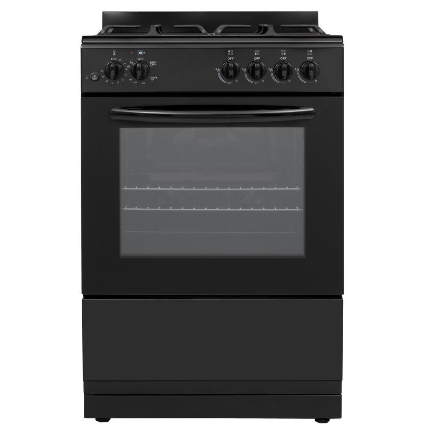 Element 2.4 Cu. Ft. 24 Gas Range - Black (EGR244MCCB)