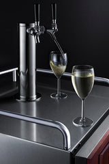 24" Wide Built-in Wine Kegerator (panel Not Included)