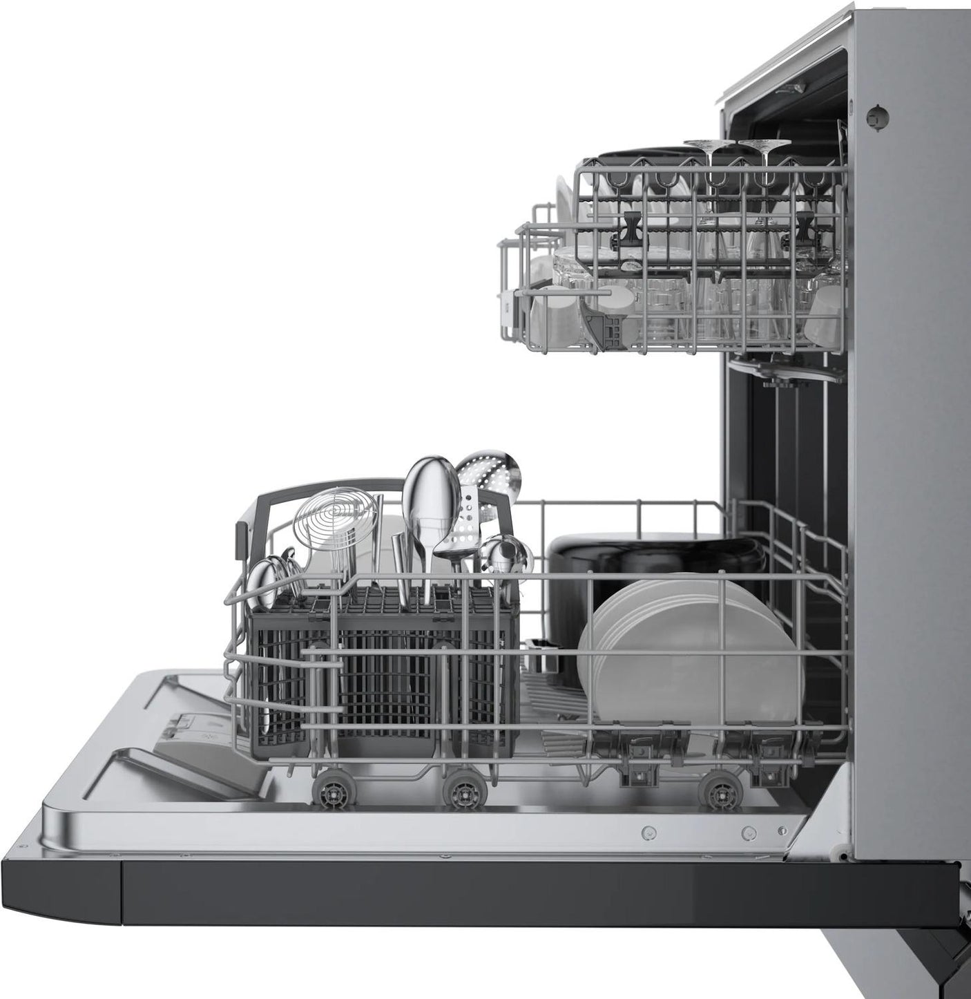 300 Series Dishwasher 24" Black