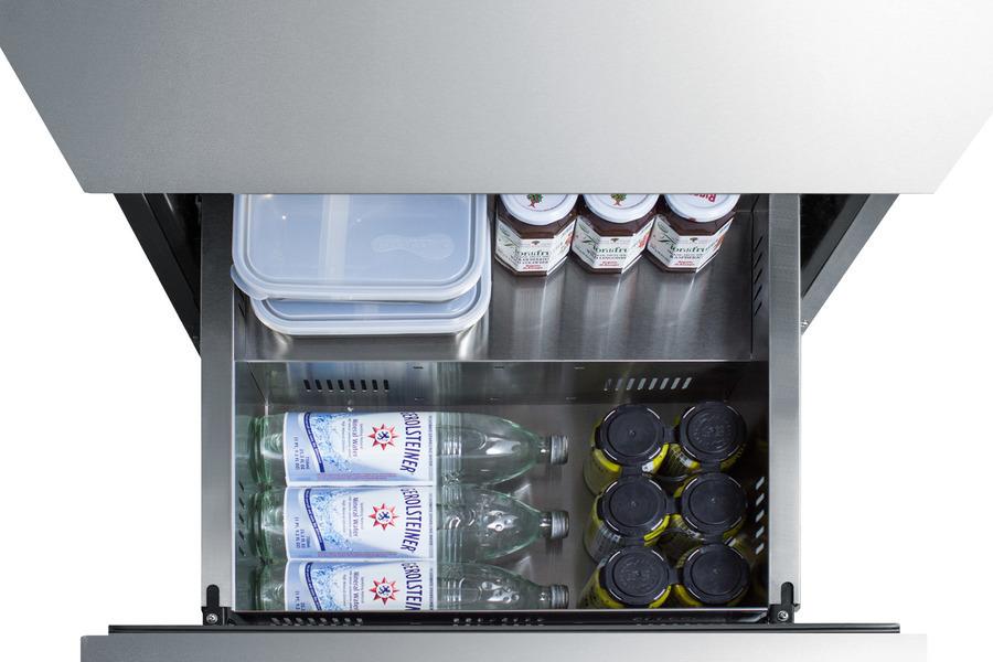 24" Wide 2-drawer All-refrigerator, ADA Compliant (panels Not Included)