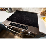 30-inch Smart Slide in Electric Range with Air Cooking Technology, No Preheat Air Fry, WipeClean™ Coating, Steam/Self Clean and High Speed Preheat