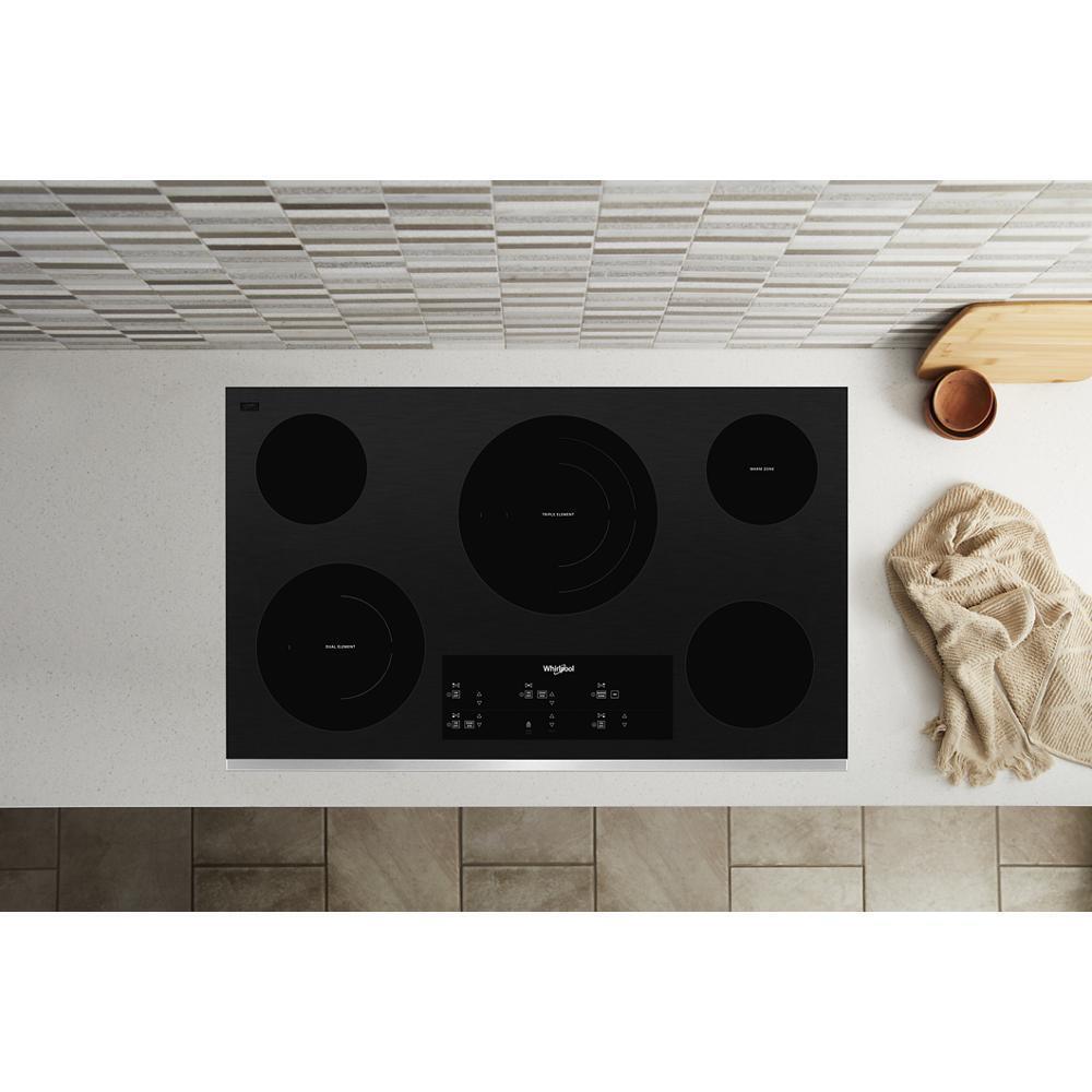 36-inch Electric Ceramic Glass Cooktop with Triple Radiant Element