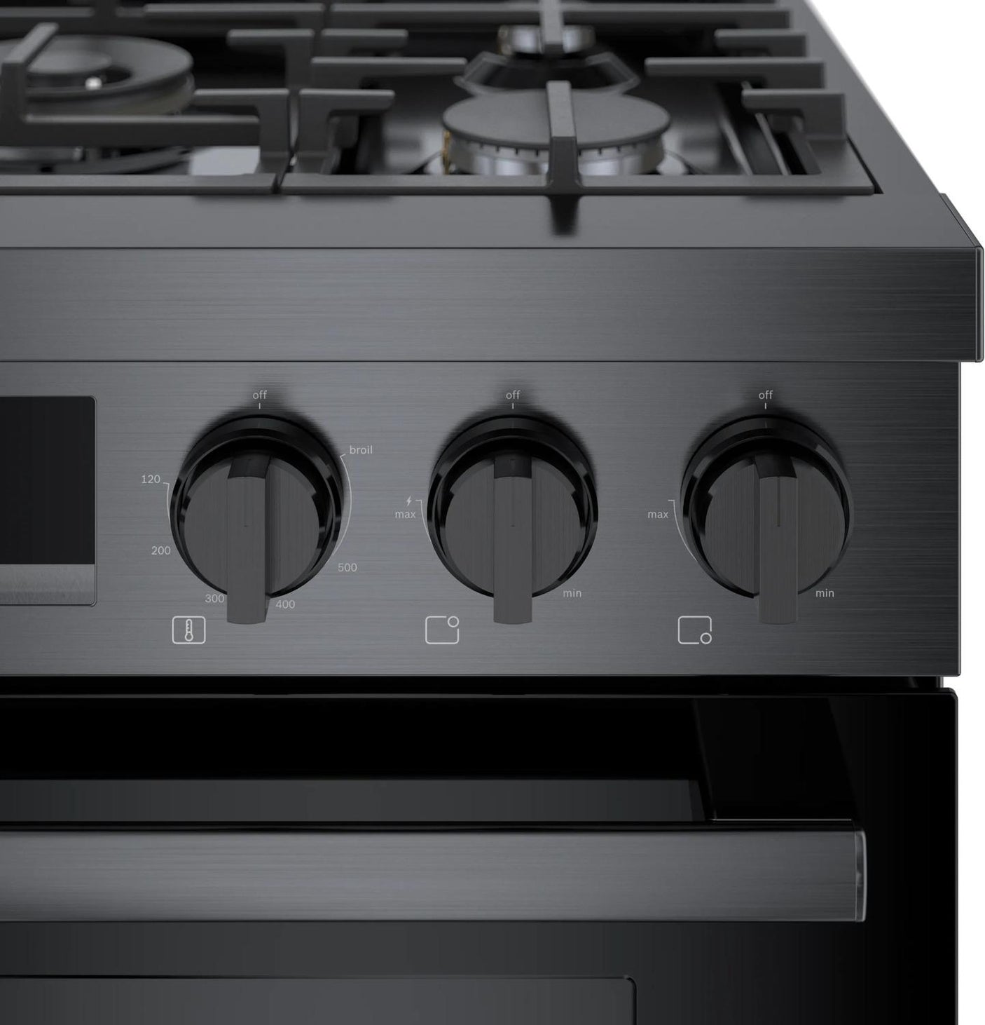 800 Series Gas Freestanding Range 30" Black Stainless Steel