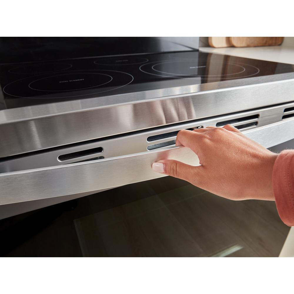 30-inch Energy Star Electric Range with Air Cooking Technology, No Preheat Air Fry and Air Baking and Self Clean