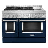 KitchenAid® 48'' Smart Commercial-Style Gas Range with Griddle