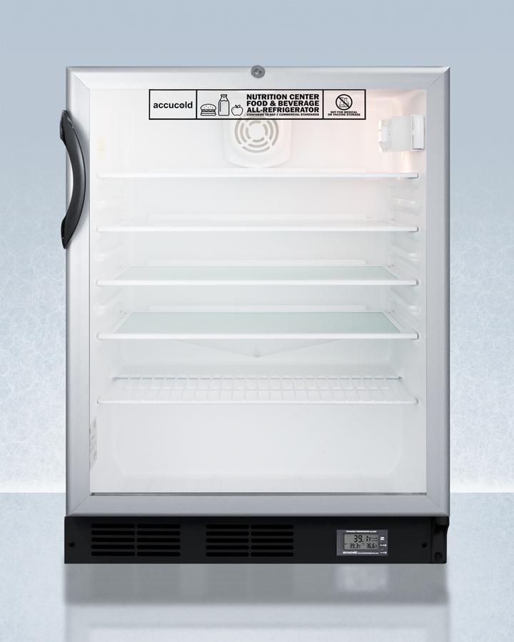 24" Wide Built-in All-refrigerator, ADA Compliant