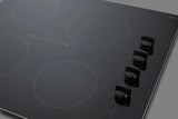 24" Wide 230v 4-burner Radiant Cooktop