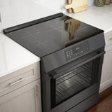 800 Series Induction Slide-in Range 30" Black Stainless Steel