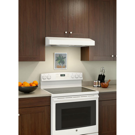 **DISCONTINUED** Broan® Elite 36-Inch Convertible Under-Cabinet Range Hood, White