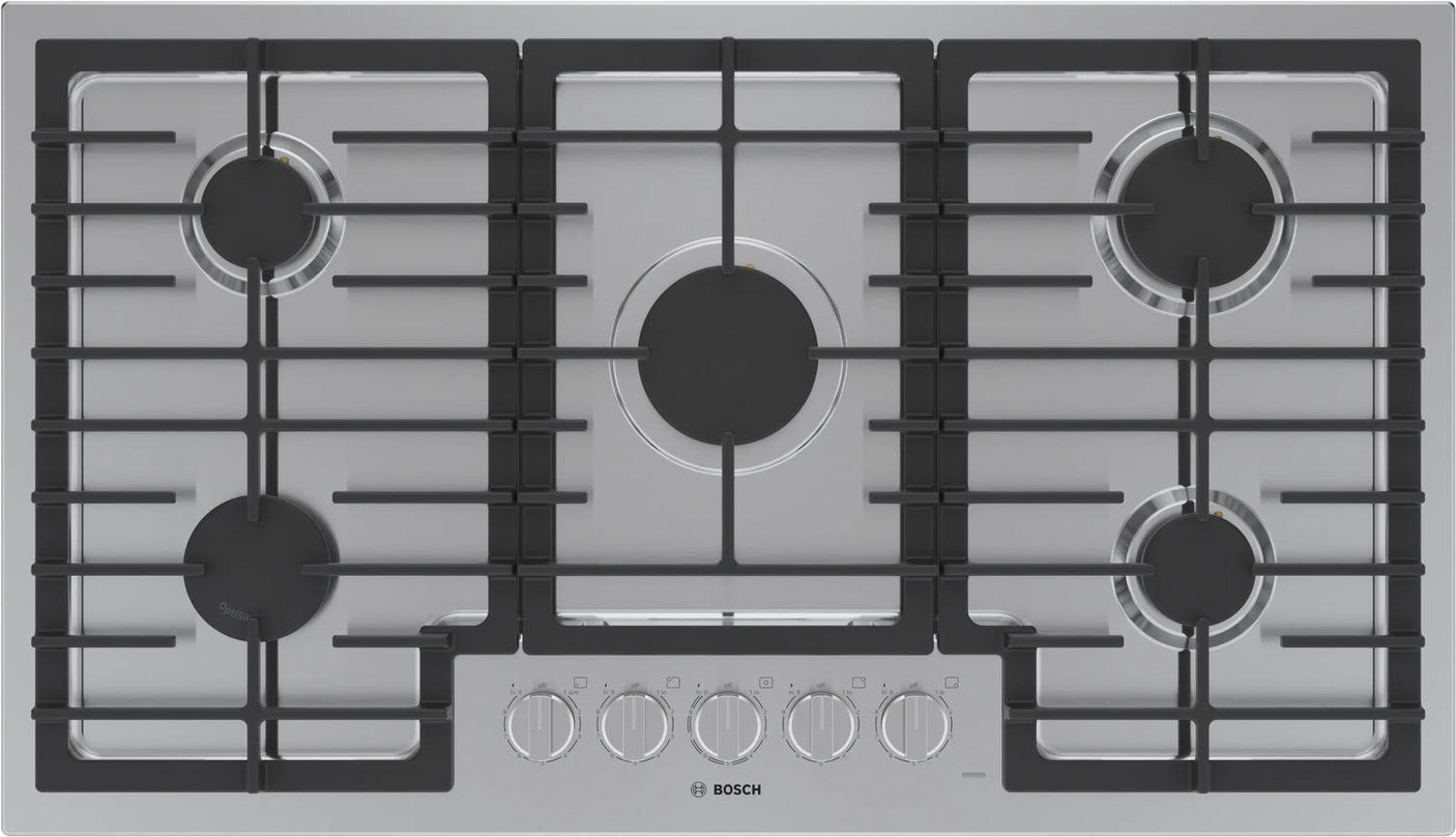 500 Series Gas Cooktop 36" Stainless steel