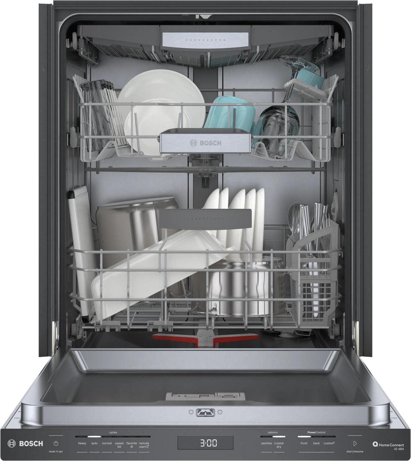 800 Series Dishwasher 24" Brushed black steel anti-fingerprint