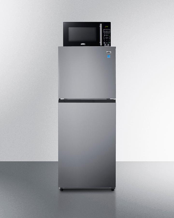 Microwave/refrigerator-freezer Combination With Allocator